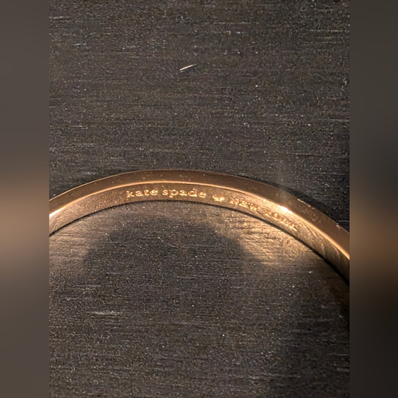 Kate Spade Gold and Pink Bangle Bracelet - Picture 4 of 4